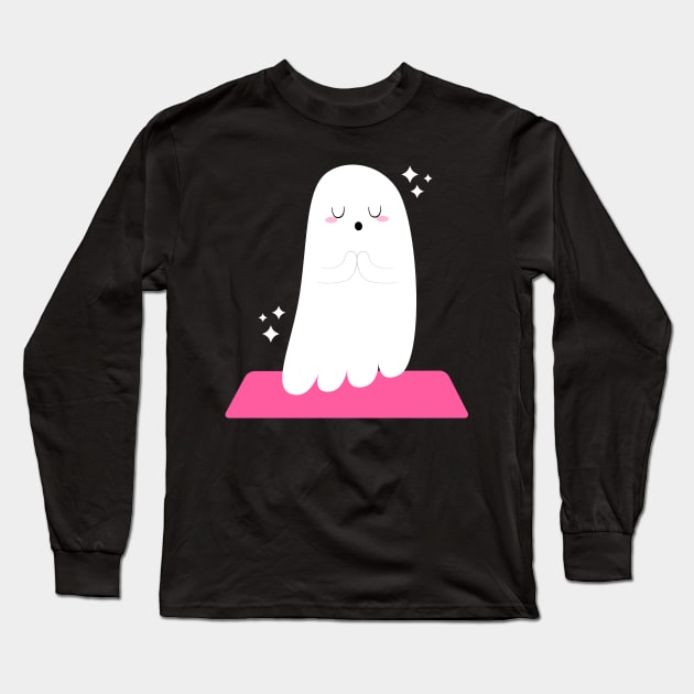 Ghost Yogi Long Sleeve T-Shirt by Kimberly Sterling